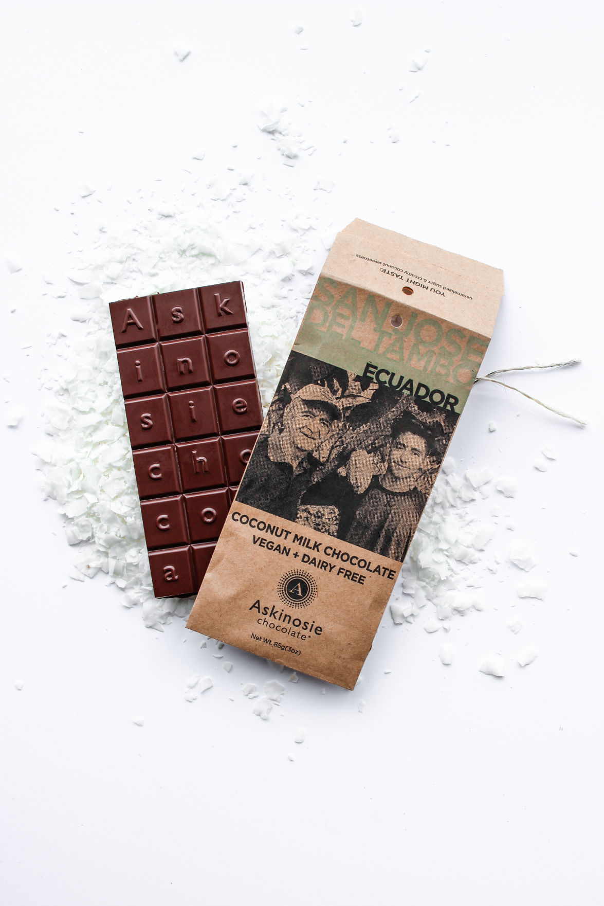 Askinosie Chocolate Coconut Milk Chocolate Bar